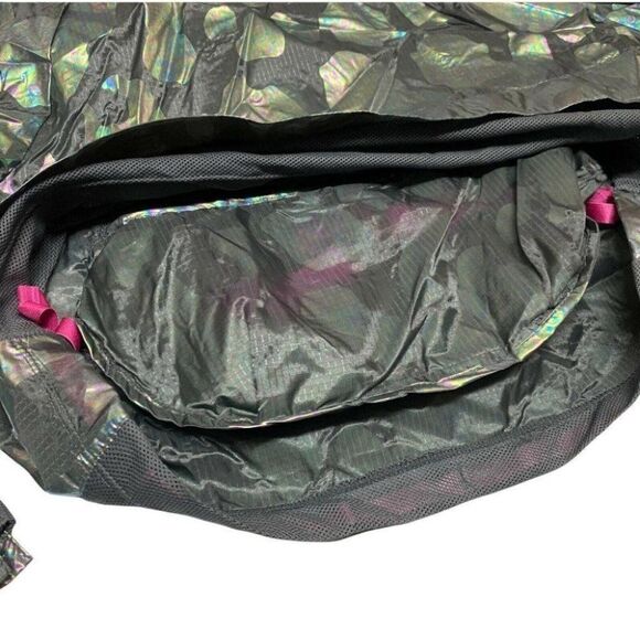 NIKE SPORTSWEAR GIRLS' S HIP PACK-IT PACKABLE JACKET Leopard Animal Print Logo - Picture 7 of 10